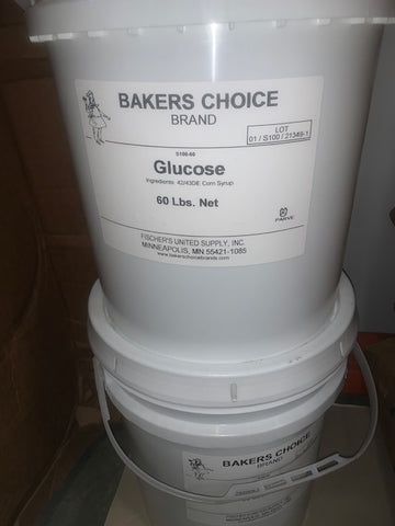 2 pails of Glucose 60# each white pails with black labels 42/43DE Corn Syrup