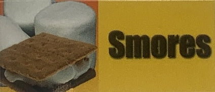 a gram cracker with marshmallow and chocolate to represent that wonderful smores taste