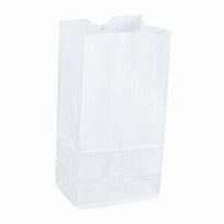 white paper bag for popcorn 