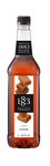 1883 Caramel syrups is light brown with  square caramels on the label 