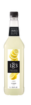 1883 Lemon is a light yellowish cream color white bright yellow sliced lemons on the label
