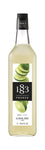 1883 Lime syrup is a greenish yellow color with green limes sliced on the label