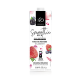 1883 wildberry smoothie mix carton that is 33.8 ounces with pictures on wild berries on the label like blueberries black berries and strawberries 