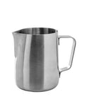 a stainless steel frothing pitcher otherwise known as a steam pitcher