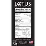 lotus gold ingredient label