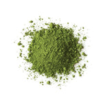 all you see is a bright green pwder in a small pile this powder is Matcha