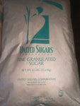 a 50# bag of fine granulated sugar