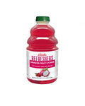 a bright 46oz bottle of dr. smoothie Dragon Fruit Lychee refresher 