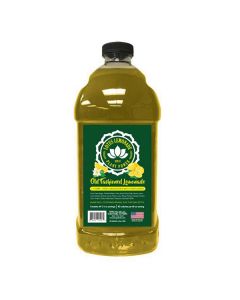 Lotus Old Fashion Lemonade bottle bright yellow in color