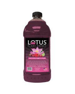 pink lotus plant energy concentrate bottle 
